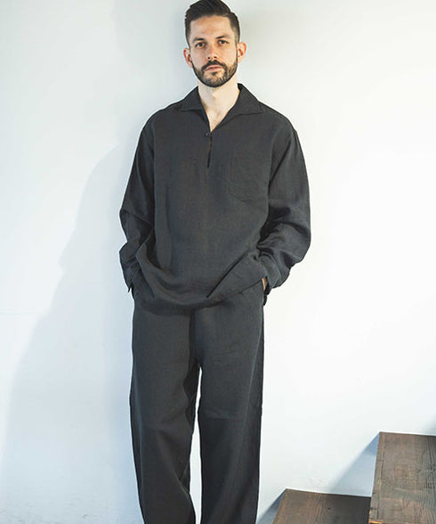 MR.OLIVE /SILKY LINEN / CAPRI SHIRT ミスターオリーブ/シルキーリネン/シルキーリネン / カプリシャツ